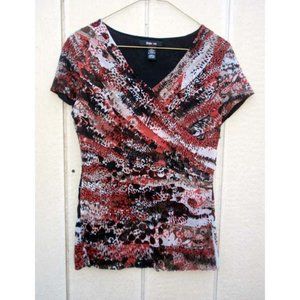 Style and Company short sleeve wrap top - Small